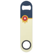 Tulsa (Oklahoma) City flag Speed Flessenopener (Achterkant)