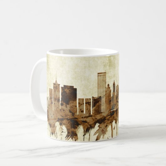 Tulsa Oklahoma Cityscape Koffiemok (Voorkant links)