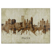 Tulsa Oklahoma Cityscape Snijplank (Voorkant)