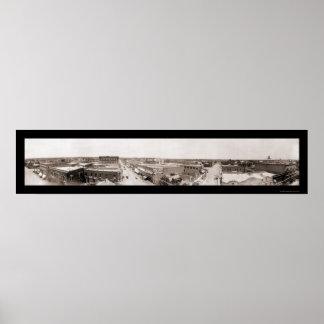 Tulsa Oklahoma Foto 1908 Poster