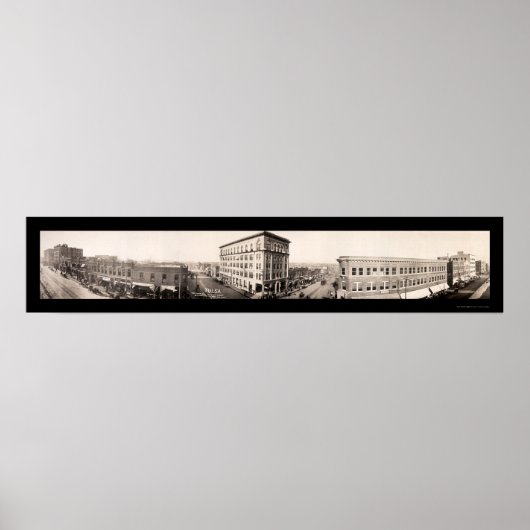 Tulsa, Oklahoma Foto 1910 Poster (Voorkant)