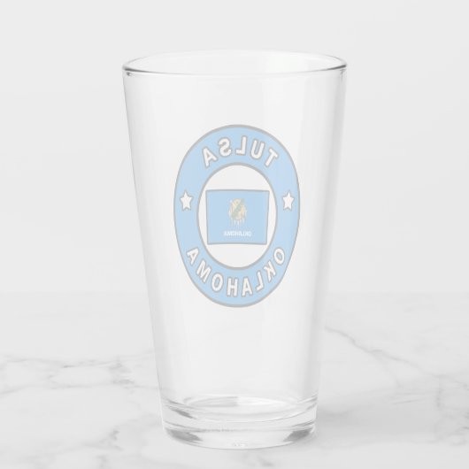 Tulsa Oklahoma Glas (Achterkant)