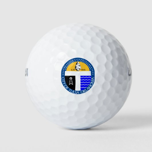 Tulsa, Oklahoma Golfballen (Voorkant)