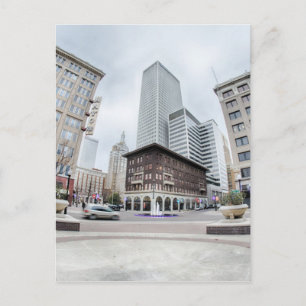 Tulsa Oklahoma in de binnenstad Briefkaart