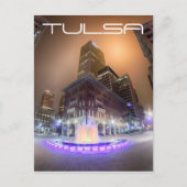 Tulsa Oklahoma in de binnenstad Briefkaart (Voorkant)
