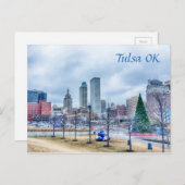 Tulsa Oklahoma in de binnenstad Briefkaart (Voorkant / Achterkant)