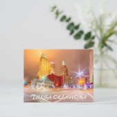 Tulsa Oklahoma in de binnenstad Briefkaart (Staand voorkant)