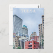 Tulsa Oklahoma in de binnenstad Briefkaart (Voorkant / Achterkant)