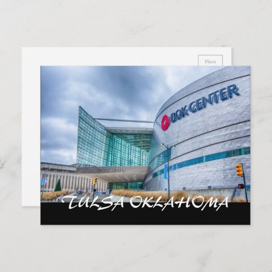 tulsa oklahoma in het centrum briefkaart (Voorkant / Achterkant)