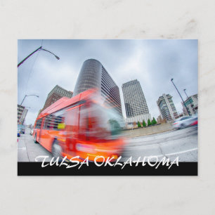 tulsa oklahoma in het centrum briefkaart