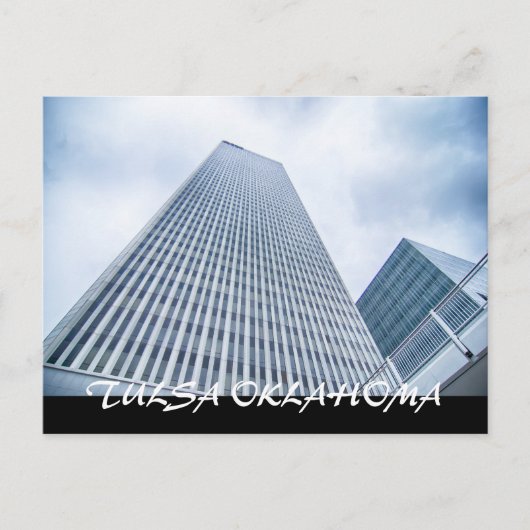 tulsa oklahoma in het centrum briefkaart (Voorkant)
