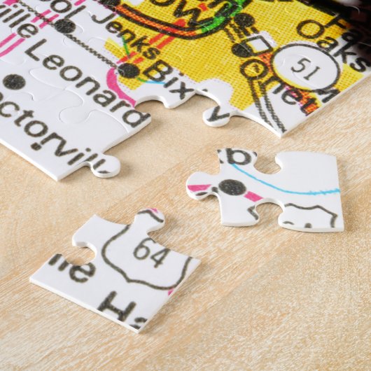 Tulsa, Oklahoma Legpuzzel (Zijkant)