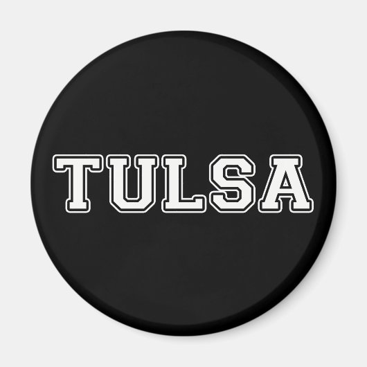 Tulsa Oklahoma Magneet (Voorkant)