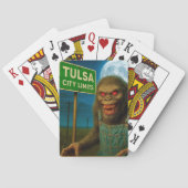 TULSA, OKLAHOMA PLAYING CARDS.   POKERKAARTEN (Achterkant)