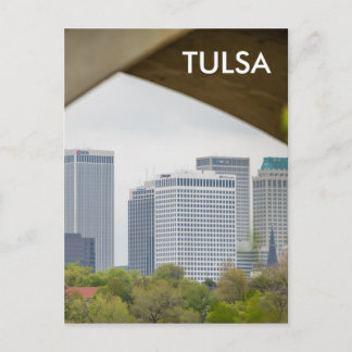 tulsa oklahoma skyline briefkaart