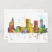 TULSA, OKLAHOMA SKYLINE BRIEFKAART (Voorkant / Achterkant)