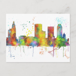 TULSA, OKLAHOMA SKYLINE BRIEFKAART