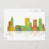 Tulsa Oklahoma Skyline Briefkaart (Voorkant / Achterkant)