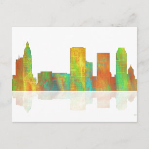 Tulsa Oklahoma Skyline Briefkaart