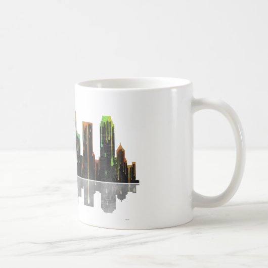 Tulsa Oklahoma Skyline Koffiemok (Rechts)