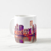 Tulsa Oklahoma Skyline Koffiemok (Voorkant links)