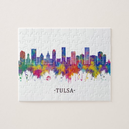 Tulsa Oklahoma Skyline Legpuzzel (Horizontaal)