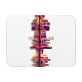 Tulsa Oklahoma Skyline Magneet (Horizontaal)