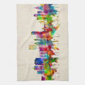 Tulsa Oklahoma Skyline Theedoek (Verticaal)