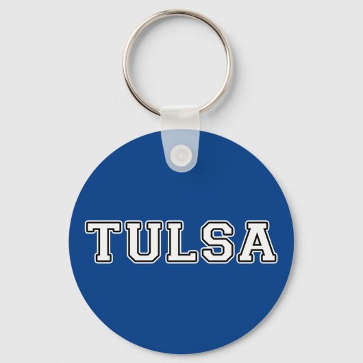 Tulsa Oklahoma Sleutelhanger (Voorkant)