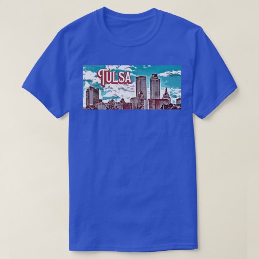 Tulsa Oklahoma T-shirt (Design voorkant)