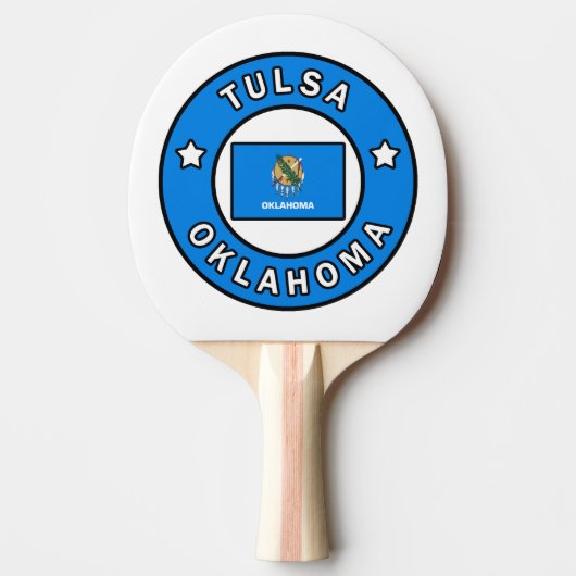 Tulsa Oklahoma Tafeltennisbatje (Voorkant)