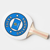Tulsa Oklahoma Tafeltennisbatje (Zijkant)