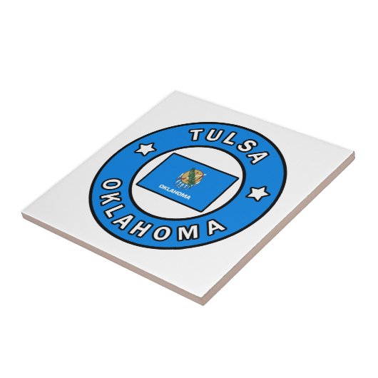 Tulsa Oklahoma Tegeltje (Zijkant)