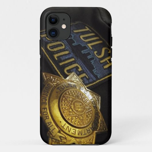 Tulsa-politiezaak Case-Mate iPhone Case (Achterkant)