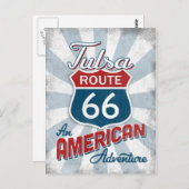 Tulsa Route 66  Amerika Oklahoma Briefkaart (Voorkant / Achterkant)