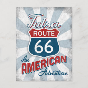 Tulsa Route 66  Amerika Oklahoma Briefkaart