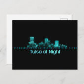 Tulsa Skyline Briefkaart (Voorkant / Achterkant)