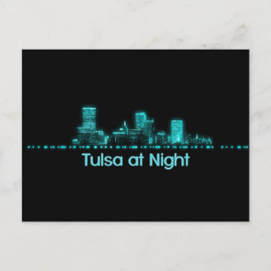 Tulsa Skyline Briefkaart