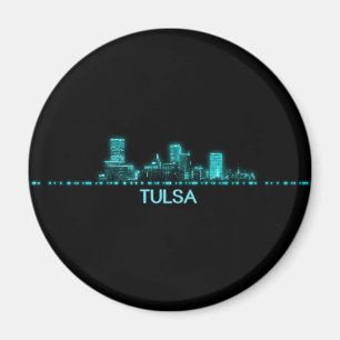 Tulsa Skyline Magneet