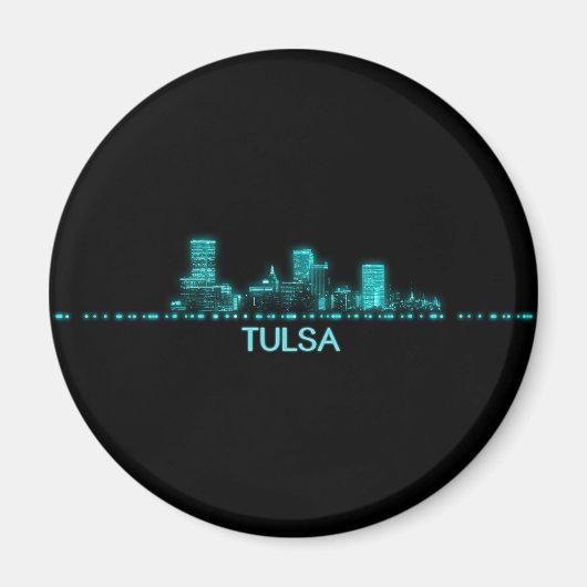 Tulsa Skyline Magneet (Voorkant)