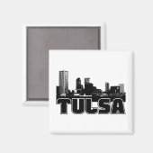 Tulsa Skyline Magneet (Voorkant / Achterkant)