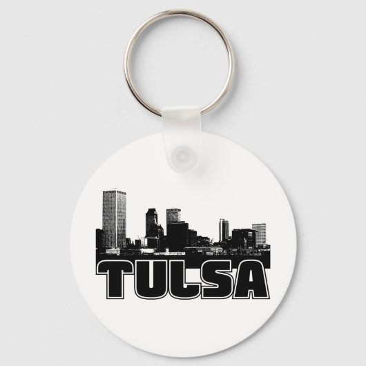 Tulsa Skyline Sleutelhanger (Voorkant)
