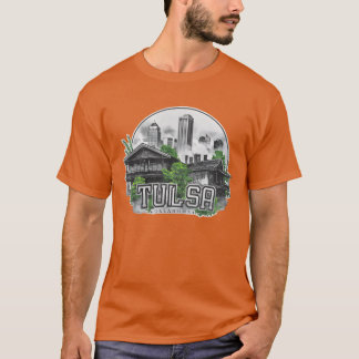 Tulsa Stad Oklahoma USA vriend T-shirt