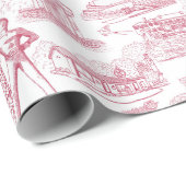 Tulsa Toile Wrapping Paper Roll Cadeaupapier (Rol Hoek)