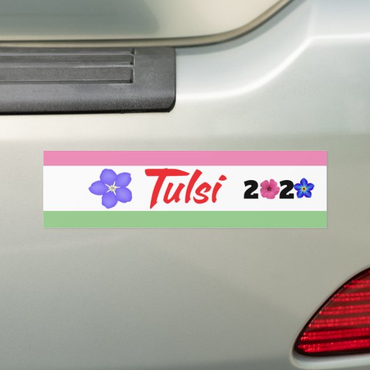 Tulsi 2020 bumpersticker (Op auto)