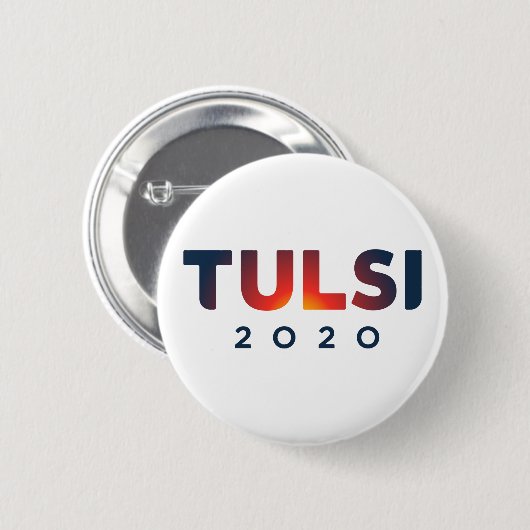 Tulsi 2020 ronde button 5,7 cm (Voorkant /achterkant)