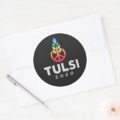 Tulsi 2020 ronde sticker (Envelop)