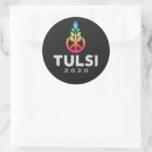 Tulsi 2020 ronde sticker (Tas)
