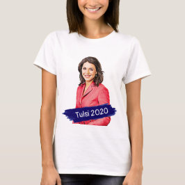 Tulsi 2020 verkiezingsondersteuning t-shirt