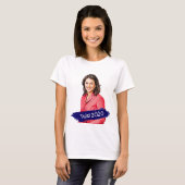 Tulsi 2020 verkiezingsondersteuning t-shirt (Voorkant volledig)
